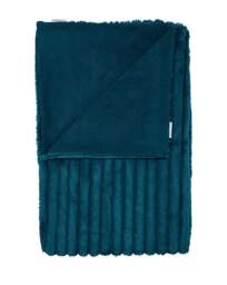 Cosy Ribbed Throw Teal - Catherine Lansfield - Size: 130X170 - thumbnail 3