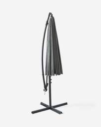 Shanghai Cantilever Parasol - 3m Grey - thumbnail 2