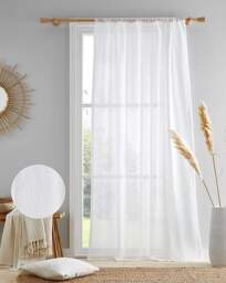 Kayla Fabric Voile White - Drift Home - Size: 183x140cm - thumbnail 3