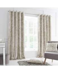 Catherine Lansfield Velvet Curtains Natural - Catherine Lansfield - Size: 168 x 183cm - thumbnail 5