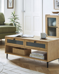 Saxby Coffe Table Brown - JD Williams