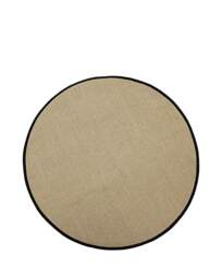 Sisal Circle Rug Black - Origins - Size: 200DIA - thumbnail 3