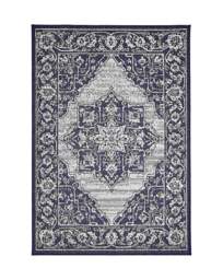 Gel Backed Medallion Rug Navy - Homemaker - Size: 120X160 - thumbnail 4