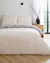 Roar Leopard Reversible Duvet Cover Set Blush - JD Williams - Size: SINGLE - thumbnail 3