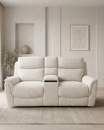 Granger Power Recline 2 Seater Sofa Oatmeal - Sofa Source - thumbnail 3