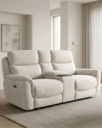 Granger Power Recline 2 Seater Sofa Oatmeal - Sofa Source - thumbnail 1