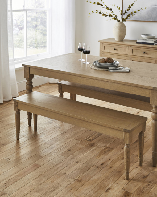 Margot Wooden Dining Bench Light OAK - Julipa - image 1