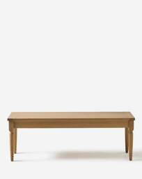 Margot Wooden Dining Bench Light OAK - Julipa - thumbnail 3