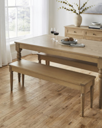 Margot Wooden Dining Bench Light OAK - Julipa - thumbnail 1