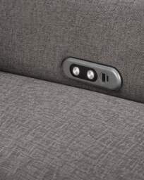 Aspire Ashford Fabric Recliner 2 Seater Grey - Aspire - thumbnail 4