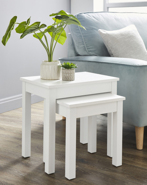 Dakota Nest of Tables White - At Home Collection - image 1