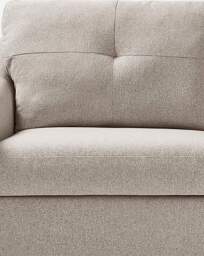 Baxter Fabric 3 Seater Sofa Oatmeal - thumbnail 3
