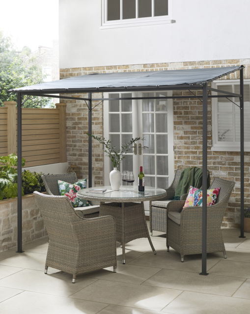 Wall Gazebo Charcoal - image 1