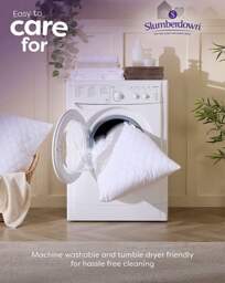 Slumberdown Rebound Firm Pillows 2 Pack White - Slumberdown - Size: PAIR - thumbnail 3