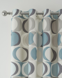 Fusion Sander Eyelet Curtains Duck EGG - Fusion - Size: 168 x 229cm - thumbnail 1