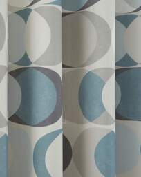 Fusion Sander Eyelet Curtains Duck EGG - Fusion - Size: 168 x 229cm - thumbnail 3