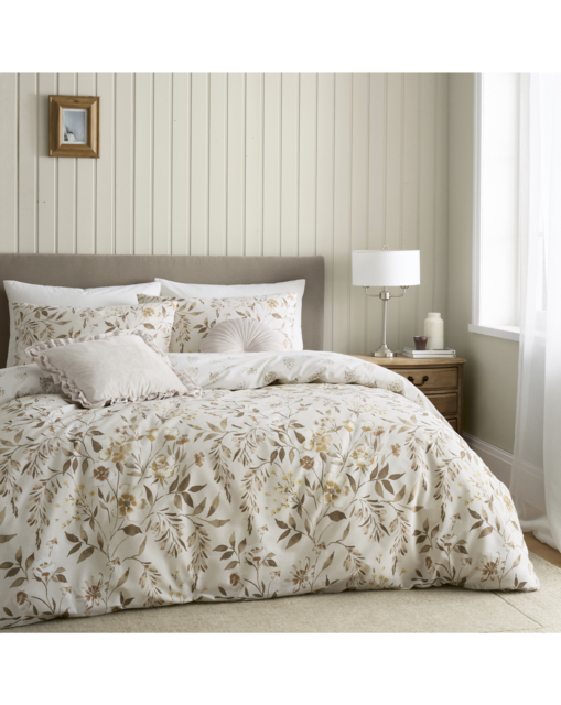 Catherine Lansfield Isadora Duvet Set Natural - Catherine Lansfield - Size: SINGLE - image 1