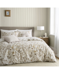 Catherine Lansfield Isadora Duvet Set Natural - Catherine Lansfield - Size: SINGLE - thumbnail 1