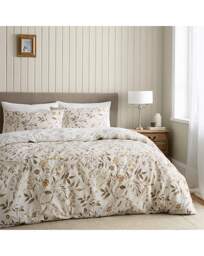 Catherine Lansfield Isadora Duvet Set Natural - Catherine Lansfield - Size: SINGLE - thumbnail 2