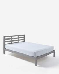 Dakota Bed Frame Grey - JD Williams - Size: DOUBLE - thumbnail 2