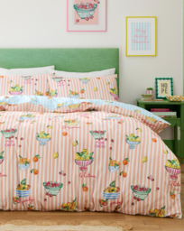 Fusion Summer Fruits Duvet Cover Set Multi - Fusion - Size: SINGLE - thumbnail 1