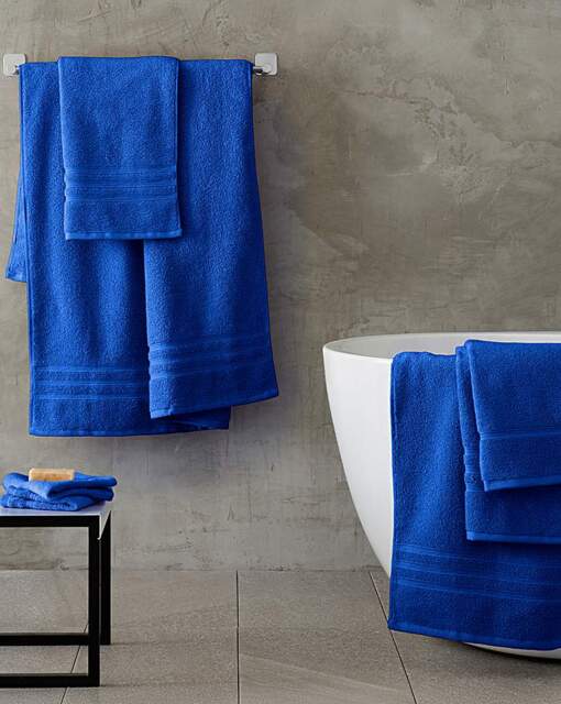 Catherine Lansfield Zero Twist 6 Pc Bale Cobalt Blue - Catherine Lansfield - image 1