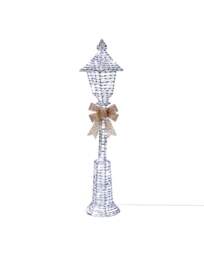 GlitterTwist Silver Lamp Post 150cm LV Silver - Three Kings