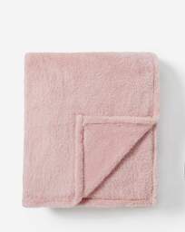 Cuddle Fleece Throw Blush - JD Williams - Size: 125X150 - thumbnail 3