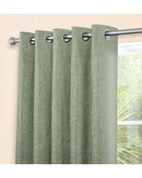 Sundour Amberley Eyelet Curtains Sage - Sundour - Size: 117 x 137cm - thumbnail 4