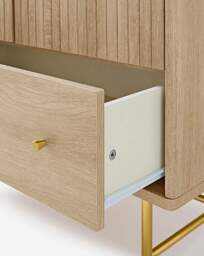 Tate Double Wardrobe OAK Effect - thumbnail 2