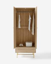 Tate Double Wardrobe OAK Effect - thumbnail 4