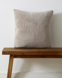 Cuddle Fleece Cushion - Natural Natural - JD Williams - Size: 43X43CM - thumbnail 1