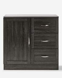Kingston Compact Sideboard Grey/Oak Effect - At Home Collection - thumbnail 2