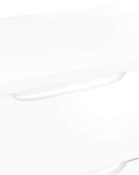 Sorrento Assembled Gloss Small Sideboard White - One Call - thumbnail 5