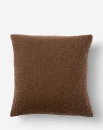 Faux Mohair Fringed Cushion Chocolate - JD Williams - Size: 43X43 - thumbnail 2