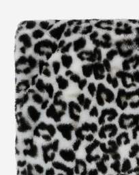Leopard Printed Faux Fur Throw Grey - JD Williams - Size: 120X150 - thumbnail 3