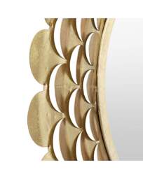 Gallery Windsor Round Mirror Gold - Gallery Direct - thumbnail 3