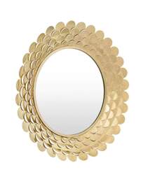 Gallery Windsor Round Mirror Gold - Gallery Direct - thumbnail 5