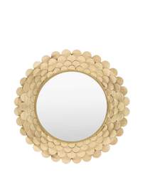 Gallery Windsor Round Mirror Gold - Gallery Direct - thumbnail 2