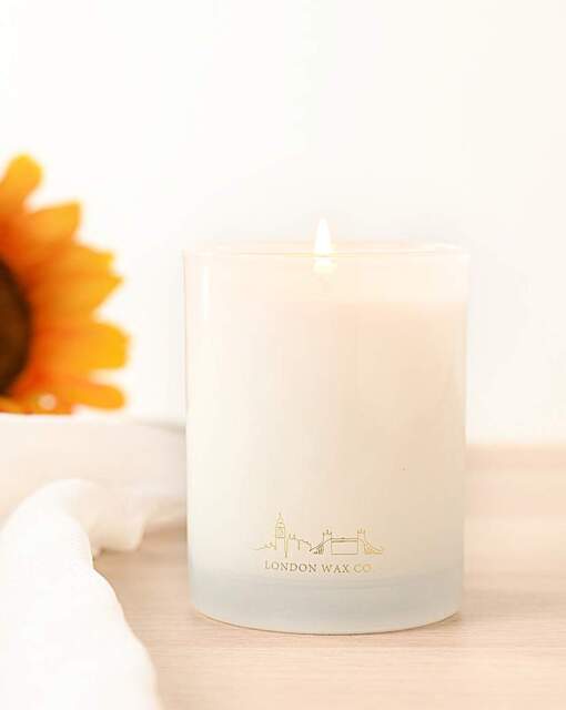 The London Wax Company Floral Candle White - The London Wax Company - image 1