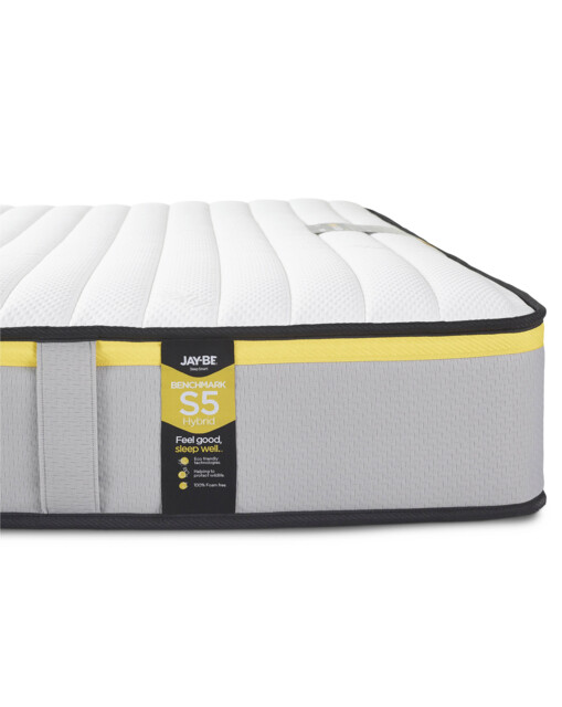 Jay-Be Benchmark S5 Hybrid Eco Mattress - Jay-Be - Size: SML DBLE - image 1