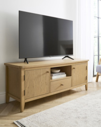 Caitlin TV Unit Light OAK - JD Williams