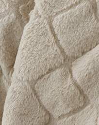 Cosy Diamond Throw Natural - Catherine Lansfield - Size: 130X170 - thumbnail 5