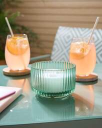 Citronella Outdoor Candle Green - JD Williams - thumbnail 2