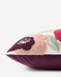 Embroidered Floral Boucle Cushion Multi - JD Williams - Size: 45X45CM - thumbnail 2