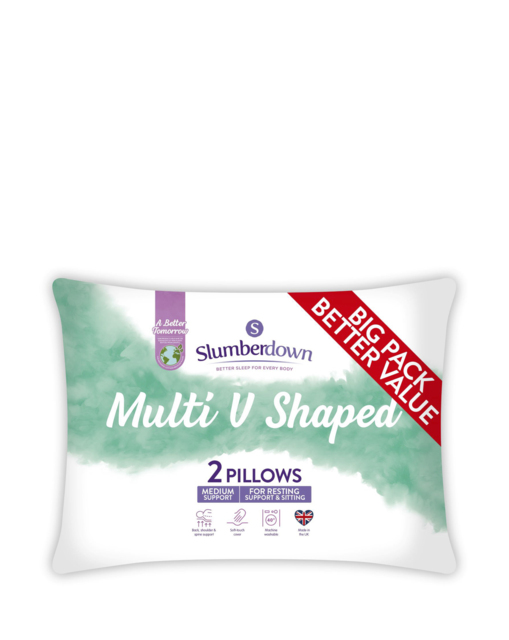 Slumberdown V-Pillows with Covers - Slumberdown - Size: PACK 2 - image 1