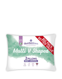 Slumberdown V-Pillows with Covers - Slumberdown - Size: PACK 2