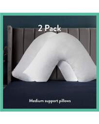 Slumberdown V-Pillows with Covers - Slumberdown - Size: PACK 2 - thumbnail 2