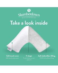 Slumberdown V-Pillows with Covers - Slumberdown - Size: PACK 2 - thumbnail 5