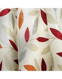 Fusion Beechwood Eyelet Curtains RED - Fusion - Size: 167 x 137cm - thumbnail 2